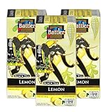 Battler Ceylon Schwarzer Tee mit Zitrone - 3 x 25 Doppelkammer-Teebeutel Multipack (je 2g) - Erfrischender Tee mit Zitrusgeschmack