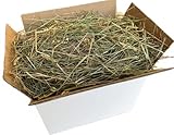 Natürliches Heu für Kaninchen 500 Gramm | Italienischer Heuballen aus sonnengetrocknetem Bergwiesen | Futter für Meerschweinchen, Chinchillas, Zwergkaninchen, Pferde, Hühner und Nager