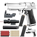 Bybykoi Spielzeug Pistole Kinder Pistole Wüstenadler M1911 for Kinder,Spielzeugpistole Schaumstoff-Blaster Toy Gun