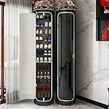 Tourniquet Chaussures Armoire À Chaussures Rotative Rotating Shoe Rack Shoe Cabinet Rotating Shoe Rack Tower Vertikales rotierendes Schuhregal-Rack-Rack Zylindrischer schwenkbarer Schuhschrank für d