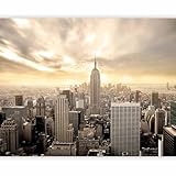 murando - Vlies Fototapete New York 300x231cm - Foto Tapete Schlafzimmer Wohnzimmer Moderne Vliestapete XXL Wandtapete Motivtapeten 3d Effekt Wand Dekoration - Stadt City NY Manhattan 100404-2