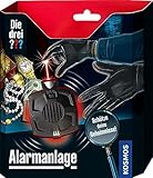 Die drei ??? Alarmanlage von KOSMOS, mit Bewegungssensor und Erschütterungsmelder, Detektiv Set, Agenten Ausrüstung, Spielzeug für Kinder ab 8 Jahre, Schwarz