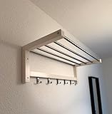 Ikea TJUSIG Hutablage, 79 cm, Weiß