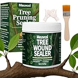Meuvcol Baumwachs Wundverschluss, 500g Baumharz Wundverschluss für Bäume, Obstbäume, Sträucher, Bonsai, Rosen – Baumwunden Versiegeln & Heilung Fördern Nach Schnitt, Beschädigter Rinde, Veredelung