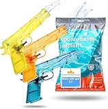 TK Gruppe Timo Klingler 3er Wasserpistolen Set - ca. 15 cm mit großer Reichweite Wasserspritzpistole Spritzpistole klein Mini für Kinder