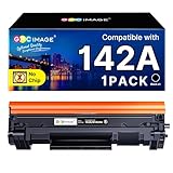 GPC IMAGE 142A Toner Kein Chip Kompatible für HP 142A Schwarz 142X, für HP LaserJet MFP M140w Toner M110w M110 MFP M140 MFP M139w M139 W1420A W1420X (1er-Pack Schwarz )