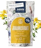Johanniskraut Tee Monte Nativo (300 g) schonend getrocknet - St John’s wort für Kräutertee, als Tee Geschenk - Ohne unerwünschten Zusätzen - 100% rein und natürlich - Früchtetee - Perfekt als Eistee