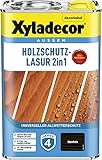 Xyladecor Holzschutz-Lasur 2 in 1, ebenholz, 4L