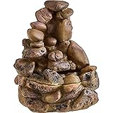 Exo Terra natürlicher Wasserfall, in Kieselsteinoptik inkl. Pumpe, Wasserquelle für Reptilien und Amphibien, klein