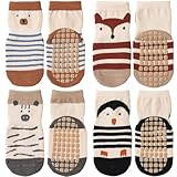 Simpeak Socken Baby, ABS Socken Baby Anti Rutsch, Rutschfeste Babysocken Junge Mädchen, Stoppersocken Baby 1-3 Jahre alt, Dünner Frühling und Herbst, M