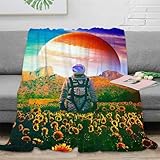 LMYmoney 3D-Überwurfdecke aus Flanell-Fleece mit dem Thema „The Perpetual Lost“, Plüschdecke, Flauschige Kinderdecke, Plüschdecke, Dekoration, 150 x 200 cm