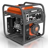 Wenovus Inverter Stromerzeuger 3800W Benzin 4 Takt mit 230V Steckdose und USB als Zuverlässiges Notstromaggregat für Backup Stromausfälle, Haus, Werkstatt, Garage und Baustelle