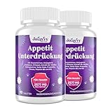 Appetitzügler Hochdosiert für Frauen, 2577mg Stark Schnelles Fettverbrenner Tabletten, 9-in-1 Komplex mit Glucomannan, Chrom, CLA, Kidneybohnen, B12 & B6, Langzeitfreisetzung, 180 Stück