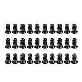 Vdaxvme 30-teiliges Set für Gehäuselüfterschrauben, flach, für Kopf-Gewindeschrauben, PC für Gehäusekühler, Kühler, Wasserkühlung, Heizkörper, R