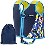 Limmys Premium Neopren Schwimmweste - Ideale Schwimmhilfe für Jungen - Extra Kordelzugtasche inklusive (Mittel)