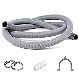 Waschmaschinenschlauch Verlängerung, Ablaufschlauch Verlängerung, Drain hose extension, Verlängerung für spülmaschine, Waste water hose extension, Extension drain hose (2M)
