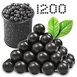 Feeoc Steinschleuder Kugeln Munition 1200 Stück Slingshot Tonkugeln 【Biologisch Abbaubar】 8,5mm Schleudermunition|Zwille Munition| Slingshot Clayballs Für Schieß- und Jagdschießübungen