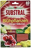Substral Dünger-Stäbchen für Blühpflanzen mit Eisen-Plus und 2 Monate Langzeitwirkung, 60 Stück