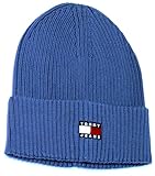 Tommy Jeans Herren TJM Heritage Am0Am12931 Beanie, Blue (Ocean Storm), OS
