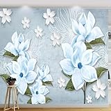 YueMingDi 3D Tapete Wohnzimmer Sofa Pflanzen Blumen Blumen Landschaft Schlafzimmer Wohnzimmer Wohnzimmer Moderne Wandaufkleber Tapete-150Cm×105Cm