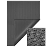 Wiltec Pool Solarfolie 5 x 8 m, schwarz, Poolheizung aus 400 µ starkem PE Film, Poolabdeckung Poolplane Solarplane rechteckig