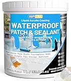 Transparent Wasserdichter Beschichtungsmittel, Hupeyna Waterproof Unsichtbares Flüssigkunststoff Universalabdichtung Leck Wasserdichter, Wasserdichte Isolier-Dichtstoff-Dichtmasse für Innen & Außen 1L