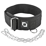 Optimance 2-in-1 Mehrzweck-Gewichthebergürtel & gewichteter Dip-Gürtel – funktionelle Übung, Krafttraining, Powerlifting, Kreuzheben, Kniebeugen, olympische Lifts – Gewichtete Dips, Klimmzüge, 100%