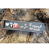 Du bist der beste Freund der Welt - Schokoriegel Geschenkbox incl. Duplo Riegel, Valentinstag, Geburtstag Geschenk für Freundin, Mann, Paar, Freundschaft, Jahrestag