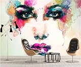 Abstrakte Schönheit 3D Tapete Poster Restaurant Schlafzimmer Wohnzimmer Sofa TV Dekorative Wand-350cm×256cm