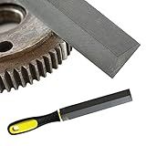 pologmase Flache Holzbearbeitungsdatei, Stahlfeilen Metallhandwerk Schnitzen Holzbearbeitungsfeile, Feilwerkzeug Holzbearbeitung DIY Mini Handwerk Holzraspel