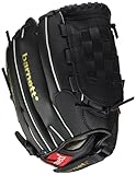 JL-125 REG schwarz Baseball Handschuh, Polyurethan, Infield/Outfield, Gr 12,5 (für Rechtshänder, Wird an der linken Hand getragen)