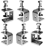 6 Stück C Klemme, Delstahl Heavy Duty trägerklemme, für zwingen, Klemmen & Spanner, Holzarbeiten Werkzeug , Heimwerken & Autoreparatur