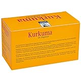 BADERs Kurkuma in Ingwer Tee aus der Apotheke. Erlesener Gewürztee nach ayurvedischer Tradition, 20 Aromaschutz-Filterbeutel