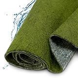 TeichVision - Ufermatte grün für Teichrandgestaltung/Ufermatten für Teiche/Ufermatte Teich - Starke Ausführung 8 mm/Böschungsmatte Teich - Breite 2,00 m, Länge 2 m