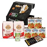 DELICRET PIZZA ZUTATEN- 2kg Caputo Pizzeria Pizzamehl | 100g Caputo Trockenhefe | 5x 400g San Marzano Tomaten Dosen DOP | +NEAPOLITANISCHE PIZZA REZEPTE | Weichweizenmehl