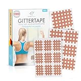 Health Press Gittertape Cross Tape – Größe Typ Mix 134 Stück – Gitterpflaster zur Akupressur – Akupunkturpflaster mit ausführlicher E-Book Anleitung zum Download – Akupressur Pflaster