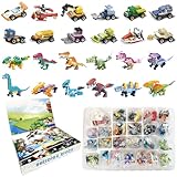 Gohytal Adventskalender 2024 für Kinder und Erwachsene, 24 Tage voller Überraschungen mit Adventskalender Auto und Dino Adventskalender, Adventskalender Auto Kinder und Dino Adventskalender Kinder