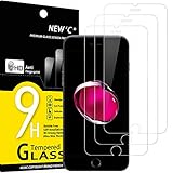 NEW'C 3 Stück, Panzer Schutz Glas für iPhone 8/7 (4.7), Frei von Kratzern, 9H Härte, HD Displayschutzfolie, 0.33mm Ultra-klar, Ultrabeständig