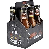 Altenburger Original Grill Sixpack, Grillsaucen Geschenkset mit sechs herrlich leckeren Grillsoßen, Mango, Curry, Whisky und mehr, ideales Grill Geschenk