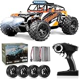 JOYTREKY Ferngesteuertes Auto - RC Auto 1:18 Monster Truck 40KM/H 4WD Geschenk fürTeenager Erwachsene 2.4GHz Wasserdichtes Geländefahrzeug