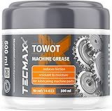 TECMAXX Mehrzweckfett 500 ml - Lagerfett - Effizient Schmierfett - Ein reibungsminderndes Kugellagerfett - Langzeitfett - Kettenfett Fahrrad -Fett - Maschinenfett - Getriebefett Towot
