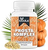 loodus® 180 Kapseln Kürbis Sägepalmen Komplex ohne chemische Prosta Kapseln hochdosiert mit Kürbiskern-Extrakt und Sägepalmen-Extrakt + 12 passende Inhaltsstoffe wie Maca B6 Zink und Selen - vegan