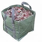 Richolyn Gartensack Gartenabfallsack Laubsack 252L Tragbare Kunststoff Garten Müllsack Abfallsäcke Laubsäcke Faltbare wasserdichte Aufbewahrungstasche Für Gartenabfälle Laub Rasen Pflanz Grünschnitt