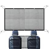 Generico Auto-Rücksitz-Hundegitter - faltbarer Trennwand, verstellbare Barriere | Schweres Isolationsauto, nicht rutschiger Rücksitztrenner, Traspor