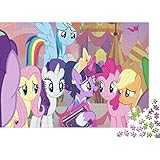 My Little Pony MLP Puzzle 500 Teile, 500 Teile Puzzle Für Erwachsene Und Kinder Für Familienspielzeug, Unicorn Hölzern Lernspiel Stressabbau Herausforderung Puzzle DIY Home Wanddekoration, 500pcs (5