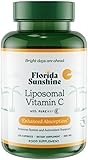 Florida Sunshine Liposomales Vitamin C 500 mg – 120 Kapseln | Verbesserte Aufnahme | Unterstützung des Immunsystems | Antioxidativer Schutz | Förderung der Hautgesundheit
