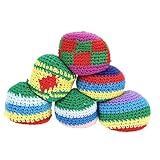 PHENOFICE 6St Sandsack Bohnensäckchen zum Werfen Wurfspiele mit Gewichten klebriger Ball Strick-Sandbeutel Kindergarten-Sandbeutel Kinderspielzeug Sitzsack für Kinder Plüsch