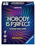 Ravensburger 26847 - Nobody is perfect Mini Edition - Kommunikatives Kartenspiel für die ganze Familie, Spiel für Erwachsene und Jugendliche ab 14 Jahren, für 2-4 Spieler