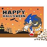 Puzzles 300 Teile Kind Sonic The Hedgehog Puzzles Für Erwachsene Lernspiel Herausforderung Spielzeug 300 Teile Puzzles Für Erwachsene Kinder 300pcs (40x28cm)