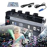 Konfettimaschine, Professioneller Konfettiwerfer, Elektrische Konfettikanone für Hochzeiten, Partys, Halloween und Weihnachten